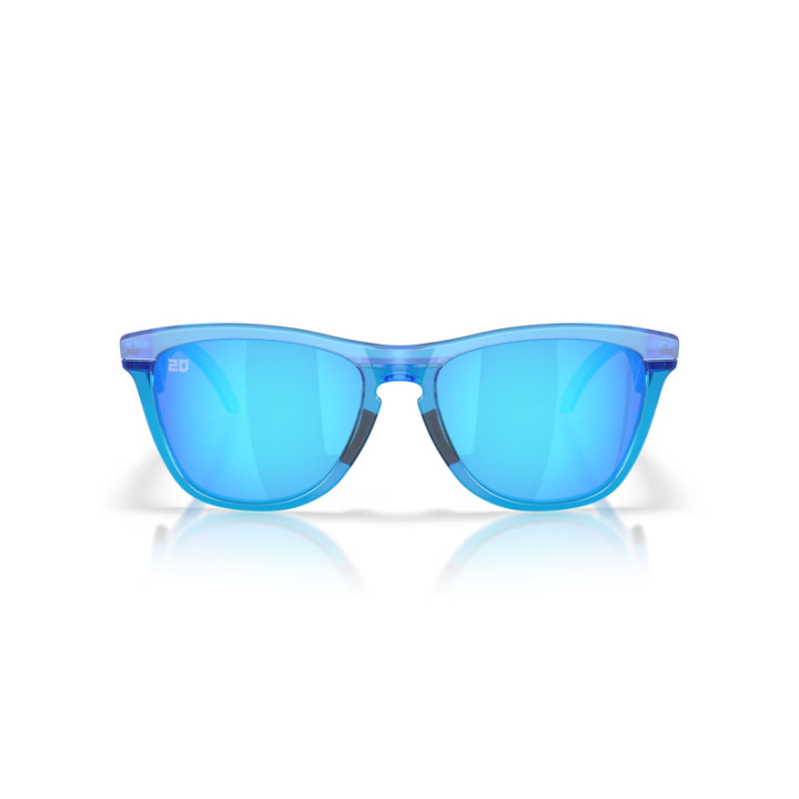 Lunettes de soleil Oakley Frogskins™ Hybrid Fabio Quartararo Signature Series Matte Acid Blue - verres Prizm Sapphire