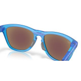 Lunettes de soleil Oakley Frogskins™ Hybrid Fabio Quartararo Signature Series Matte Acid Blue - verres Prizm Sapphire