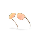 Lunettes de soleil Oakley Feedback Polished Gold - verres Prizm rose gold polarized