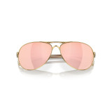 Lunettes de soleil Oakley Feedback Polished Gold - verres Prizm rose gold polarized