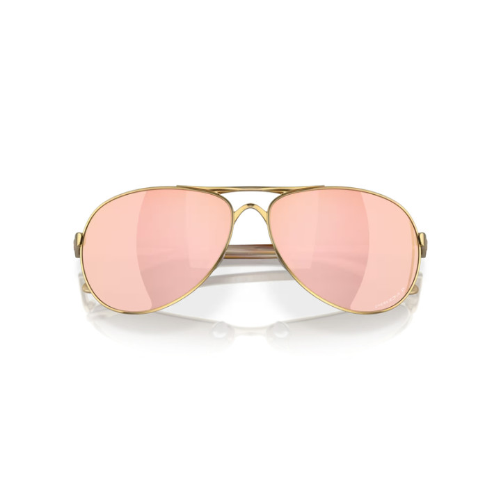 Lunettes de soleil Oakley Feedback Polished Gold - verres Prizm rose gold polarized