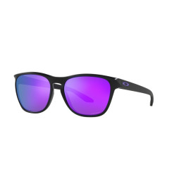 Lunettes de soleil Oakley Manorburn - verres Prizm Violet, monture Matte Black