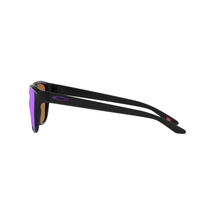 Lunettes de soleil Oakley Manorburn - verres Prizm Violet, monture Matte Black
