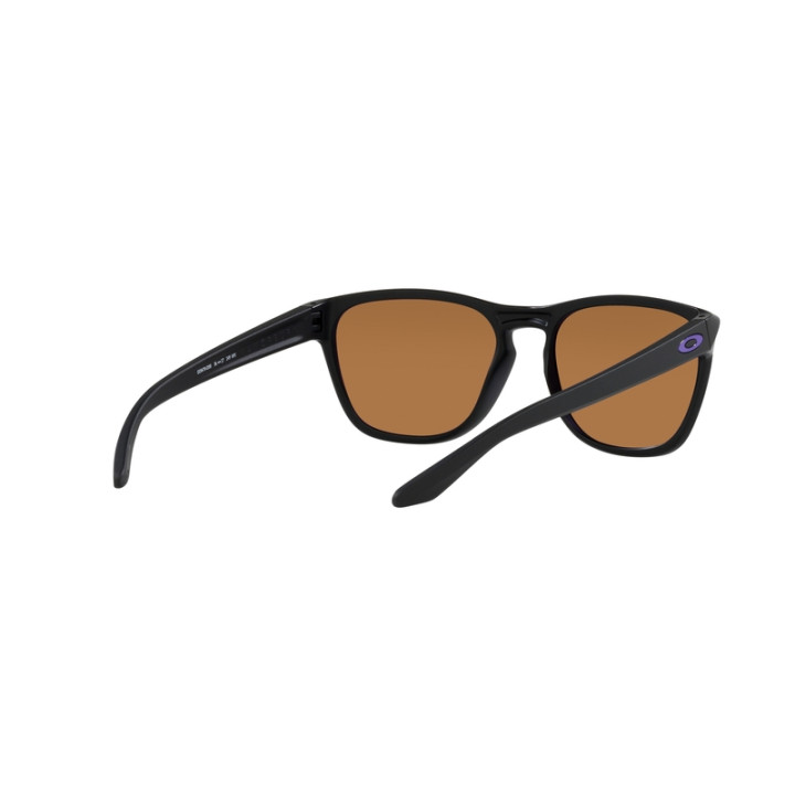 Lunettes de soleil Oakley Manorburn - verres Prizm Violet, monture Matte Black