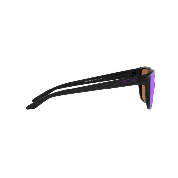 Lunettes de soleil Oakley Manorburn - verres Prizm Violet, monture Matte Black