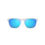 Lunettes de soleil Oakley Manorburn - verres Prizm Sapphire, monture Polished Clear