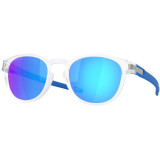 Lunettes de soleil Oakley Latch Matte Clear - verres Prizm Sapphire