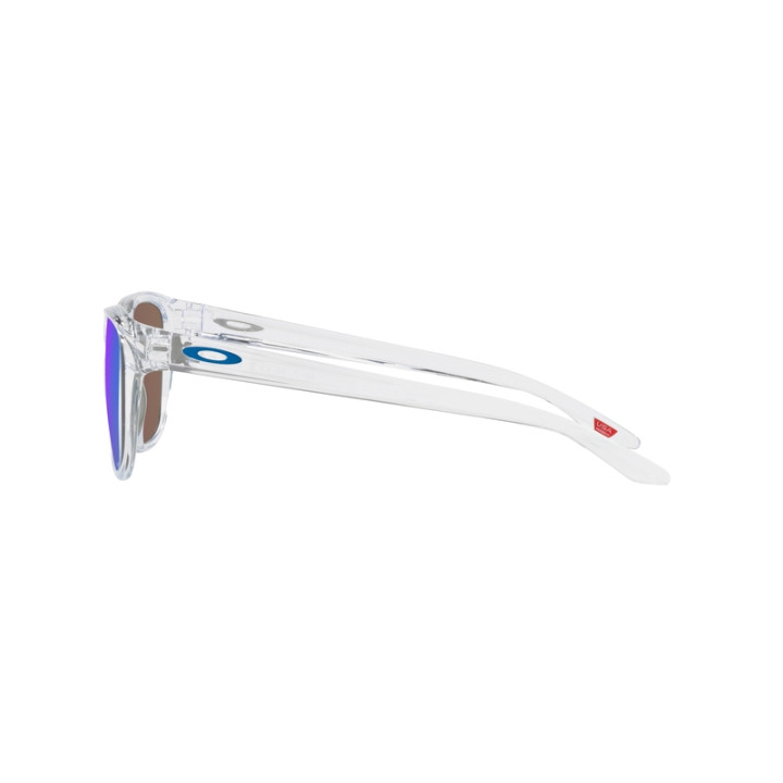 Lunettes de soleil Oakley Manorburn - verres Prizm Sapphire, monture Polished Clear