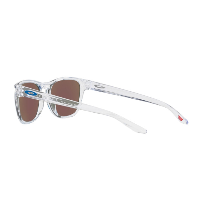 Lunettes de soleil Oakley Manorburn - verres Prizm Sapphire, monture Polished Clear