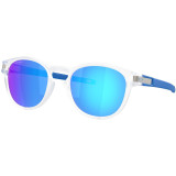 Lunettes de soleil Oakley Latch Matte Clear - verres Prizm Sapphire
