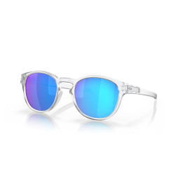 Lunettes de soleil Oakley Latch Matte Clear - verres Prizm Sapphire Polarized