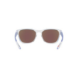 Lunettes de soleil Oakley Manorburn - verres Prizm Sapphire, monture Polished Clear