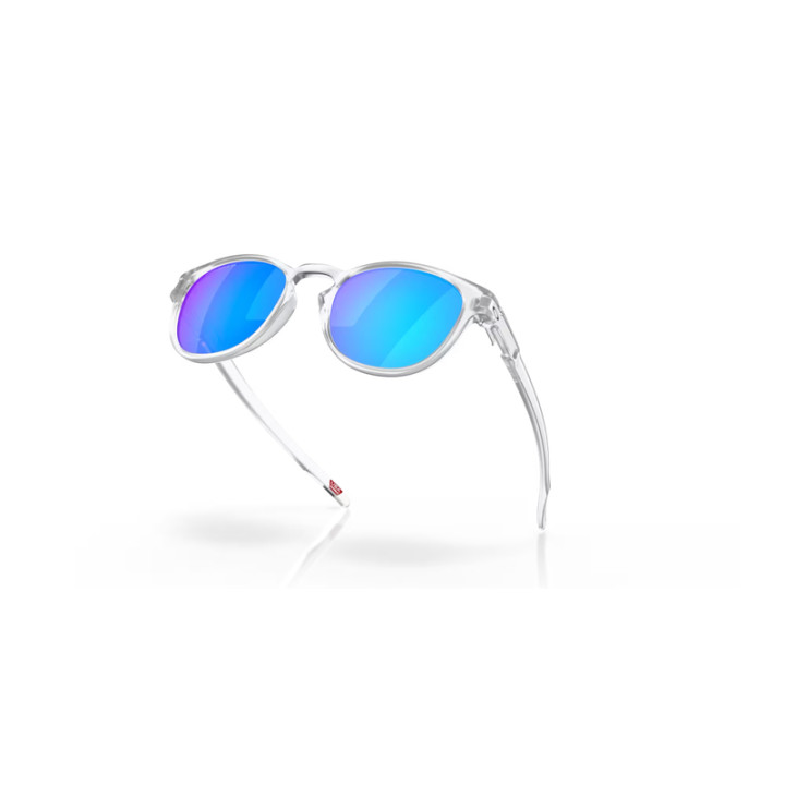 Lunettes de soleil Oakley Latch Matte Clear - verres Prizm Sapphire Polarized
