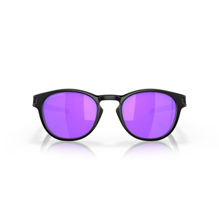 Lunettes de soleil Oakley Latch Matte Black - verres Prizm Violet