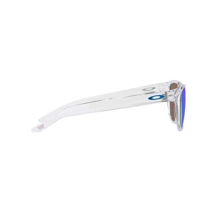 Lunettes de soleil Oakley Manorburn - verres Prizm Sapphire, monture Polished Clear