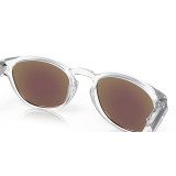 Lunettes de soleil Oakley Latch Matte Clear - verres Prizm Sapphire Polarized