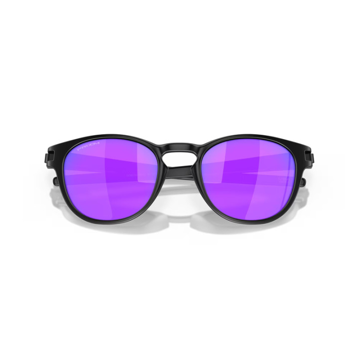 Lunettes de soleil Oakley Latch Matte Black - verres Prizm Violet