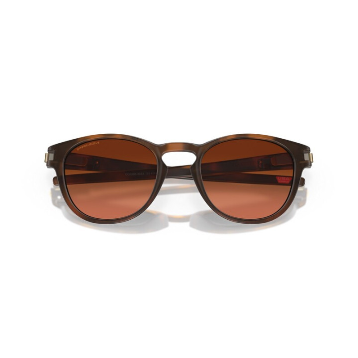 Lunettes de soleil Oakley Latch Verres Prizm Brown Gradient - Monture Matte Brown Tortoise