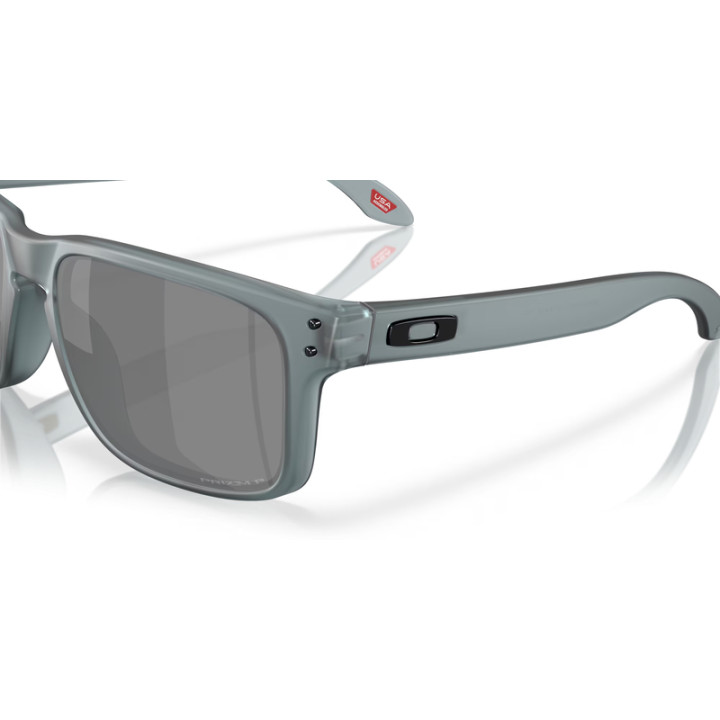 Lunettes de soleil Oakley Holbrook Matte Crystal Black - verres Prizm Black Polarized
