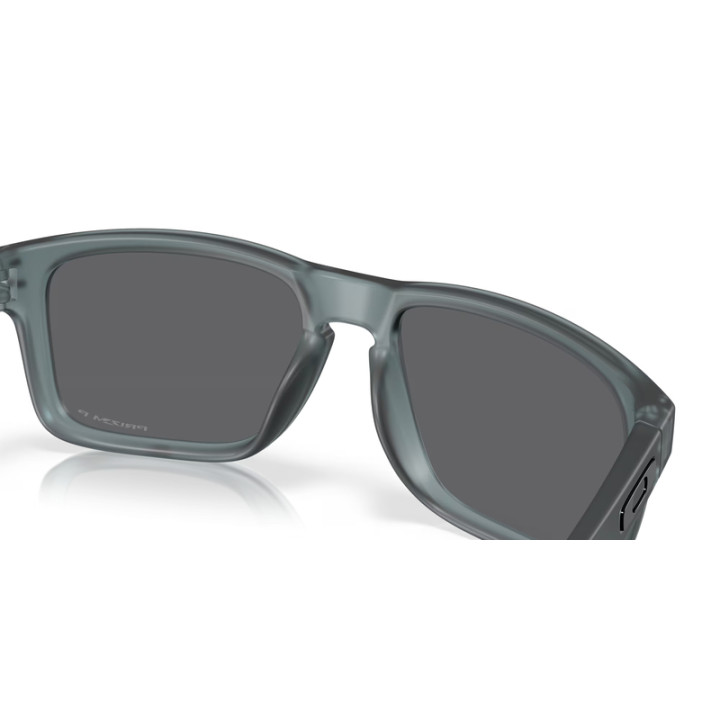 Lunettes de soleil Oakley Holbrook Matte Crystal Black - verres Prizm Black Polarized