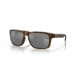 Lunettes de soleil Oakley Holbrook Verres Prizm Black - Monture Matte Brown Tortoise