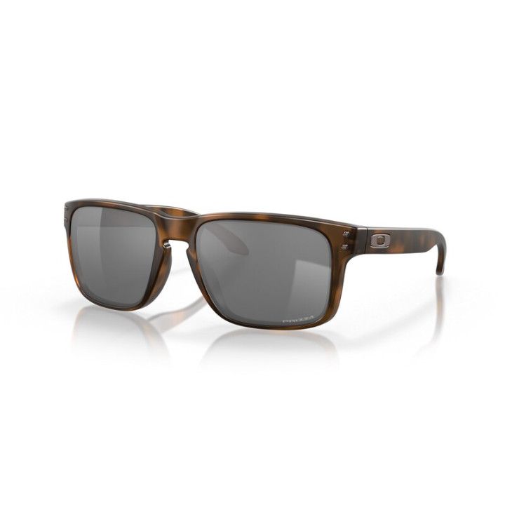Lunettes de soleil Oakley Holbrook Verres Prizm Black - Monture Matte Brown Tortoise