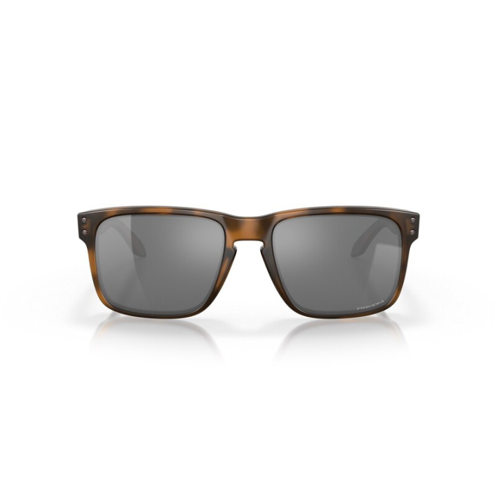 Lunettes de soleil Oakley Holbrook Verres Prizm Black - Monture Matte Brown Tortoise