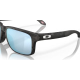 Lunettes de soleil Oakley Holbrook Matte Black Camo - verres Prizm Deep Water Polarized