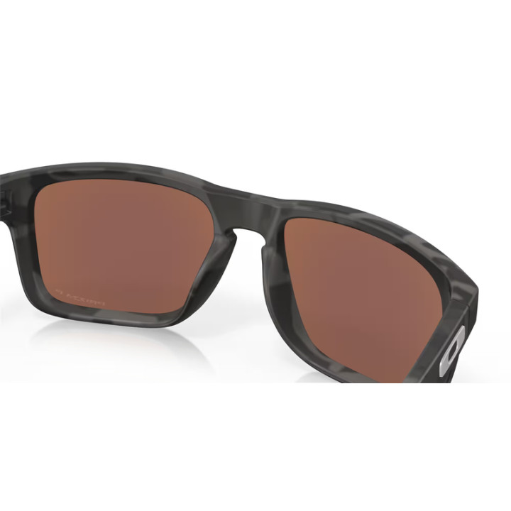 Lunettes de soleil Oakley Holbrook Matte Black Camo - verres Prizm Deep Water Polarized