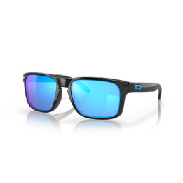 Lunettes de soleil Oakley Holbrook Verres Prizm Sapphire - Monture Polished Black