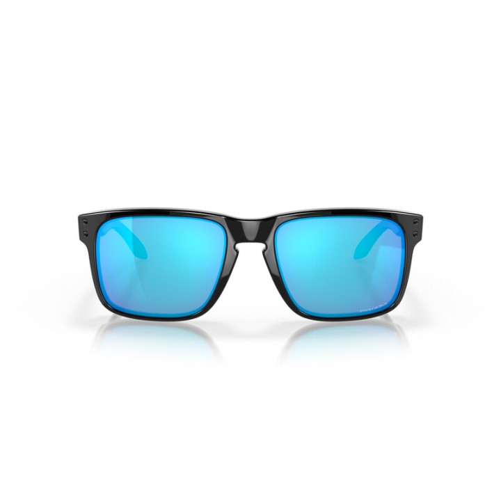 Lunettes de soleil Oakley Holbrook Verres Prizm Sapphire - Monture Polished Black