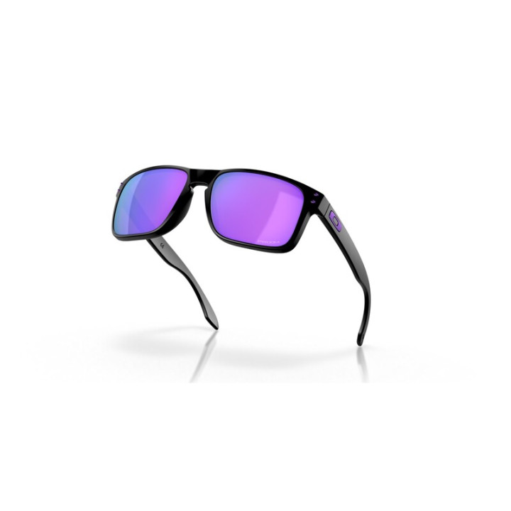 Lunettes de soleil Oakley Holbrook Verres Prizm Violet - Monture Matte Black