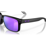 Lunettes de soleil Oakley Holbrook Verres Prizm Violet - Monture Matte Black