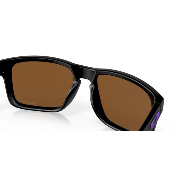 Lunettes de soleil Oakley Holbrook Verres Prizm Violet - Monture Matte Black