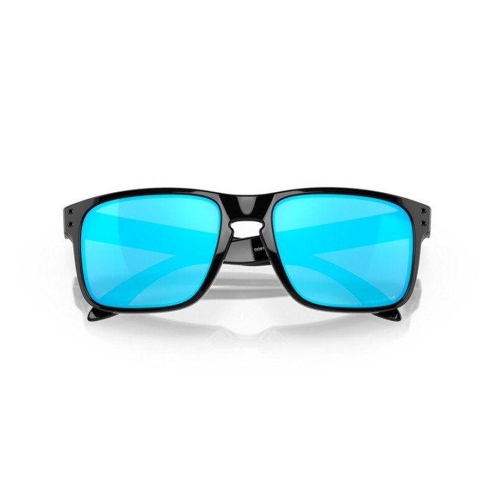 Lunettes de soleil Oakley Holbrook Verres Prizm Sapphire - Monture Polished Black
