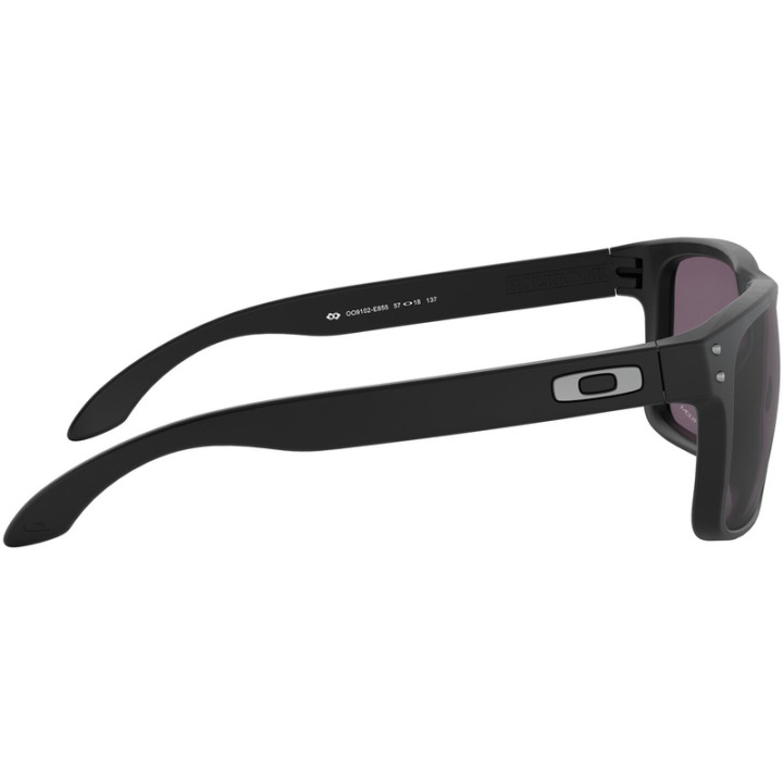 Lunettes de soleil Oakley Holbrook Verres Prizm Grey - Monture Matte Black