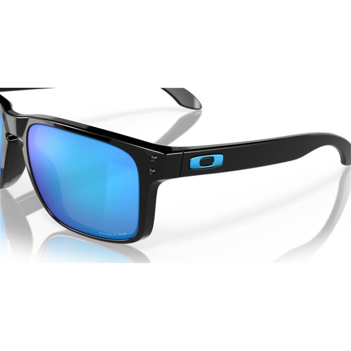 Lunettes de soleil Oakley Holbrook Verres Prizm Sapphire - Monture Polished Black