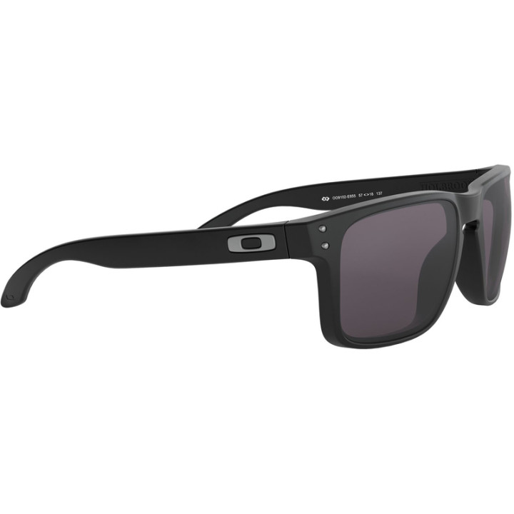 Lunettes de soleil Oakley Holbrook Verres Prizm Grey - Monture Matte Black