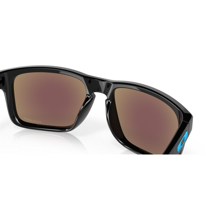 Lunettes de soleil Oakley Holbrook Verres Prizm Sapphire - Monture Polished Black