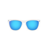Lunettes de soleil Oakley Frogskins - verres Prizm Sapphire, monture Crystal Clear
