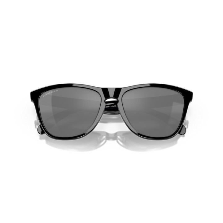 Lunettes de soleil Oakley Frogskins Verres Prizm Black - Monture Polished Black
