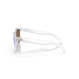 Lunettes de soleil Oakley Frogskins - verres Prizm Violet, monture Polished Clear