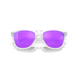 Lunettes de soleil Oakley Frogskins - verres Prizm Violet, monture Polished Clear