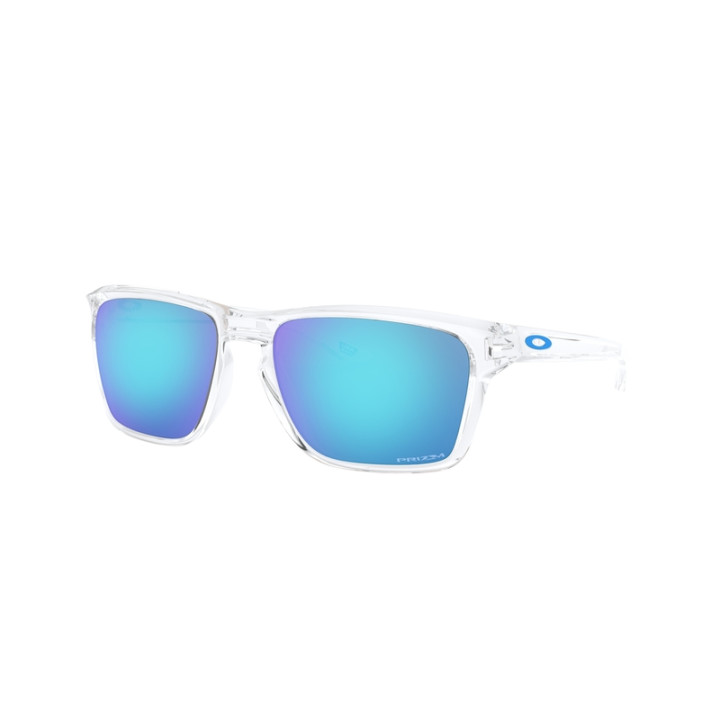 Lunettes de soleil Oakley Sylas - verres Prizm Sapphire, monture Polished Clear