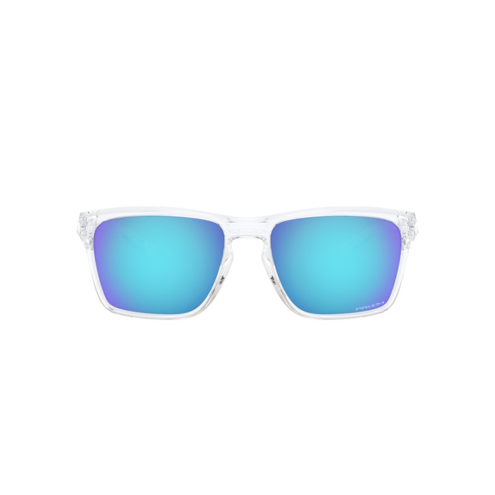 Lunettes de soleil Oakley Sylas - verres Prizm Sapphire, monture Polished Clear