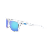 Lunettes de soleil Oakley Sylas - verres Prizm Sapphire, monture Polished Clear
