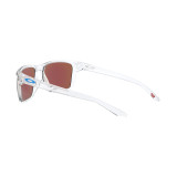 Lunettes de soleil Oakley Sylas - verres Prizm Sapphire, monture Polished Clear