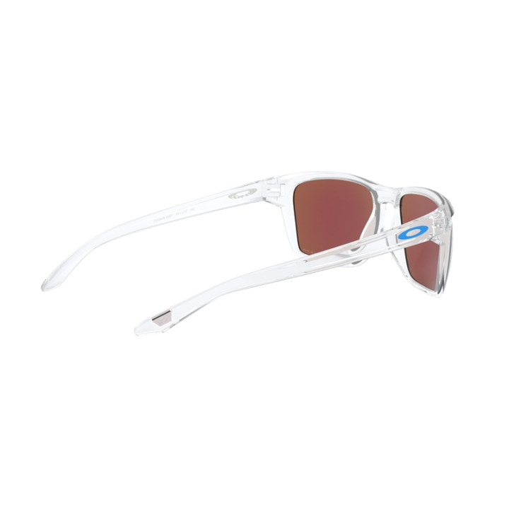 Lunettes de soleil Oakley Sylas - verres Prizm Sapphire, monture Polished Clear