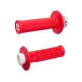 Revêtements ODI Micro-X Lock-On semi-gaufré - rouge/noir