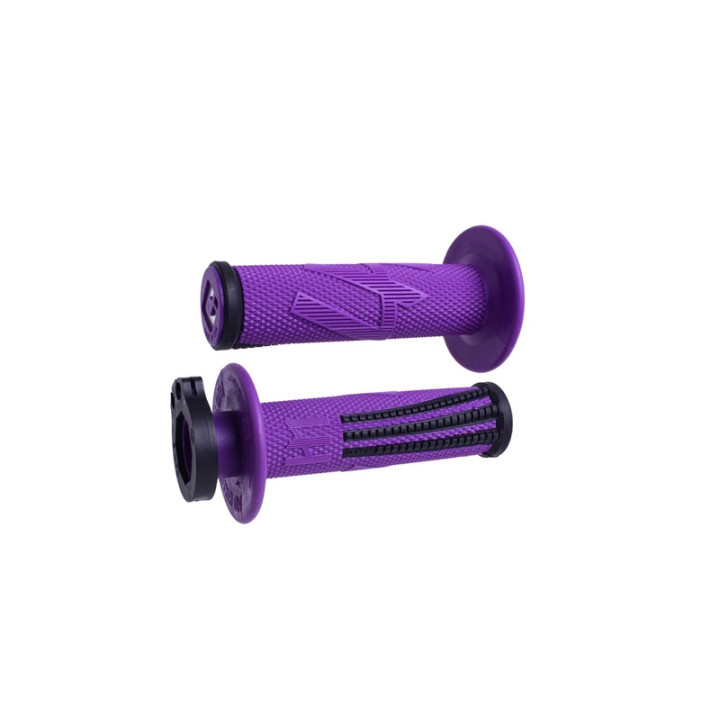 Revêtements ODI Emig Pro V2 Lock-On - violet/noir | Oxmoto